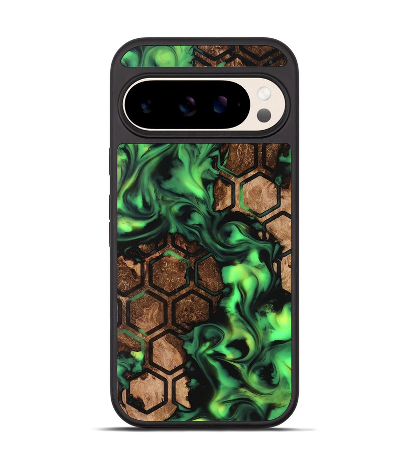 Pixel 10 Wood Phone Case - Lilia (Neon, 819189)
