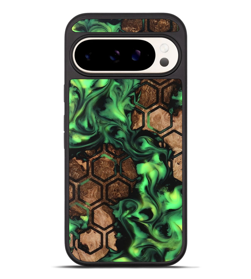 Pixel 10 Pro XL Wood Phone Case - Lilia (Neon, 819189)