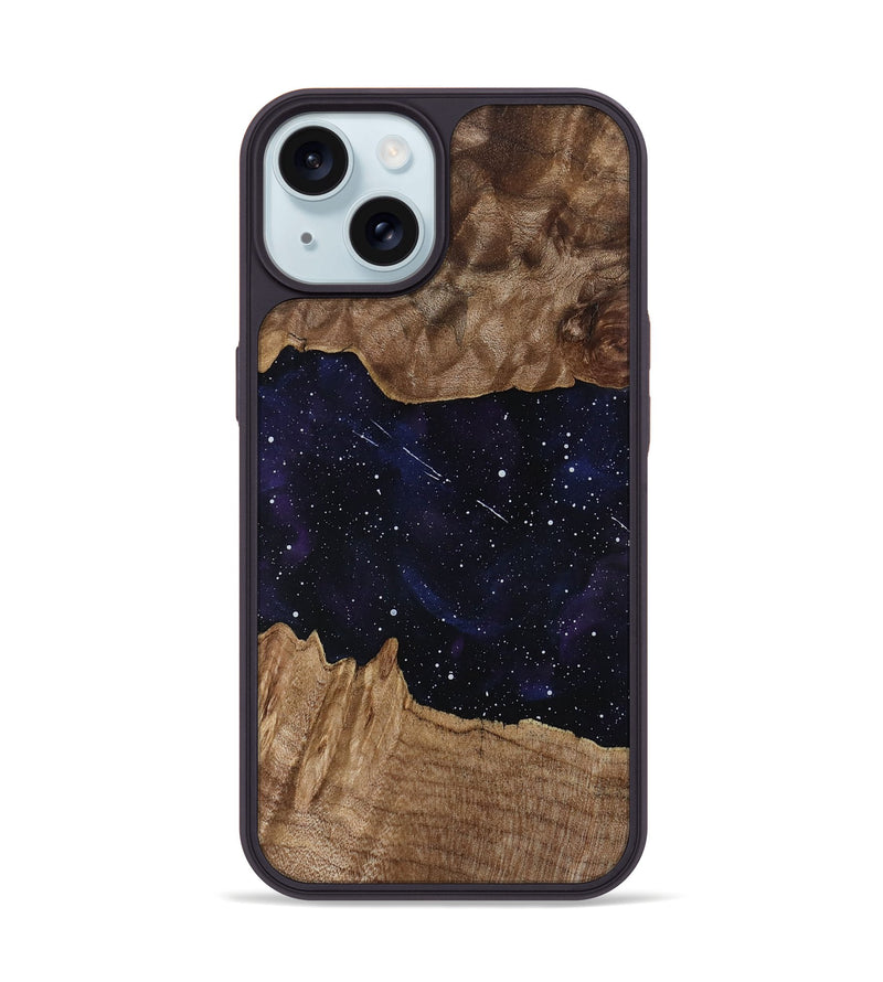 iPhone 15 Wood Phone Case - Deidra (Cosmos, 819190)