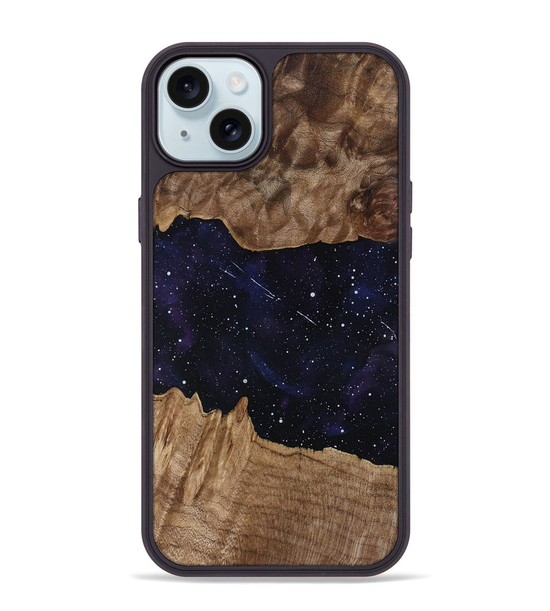 iPhone 15 Plus Wood Phone Case - Deidra (Cosmos, 819190)
