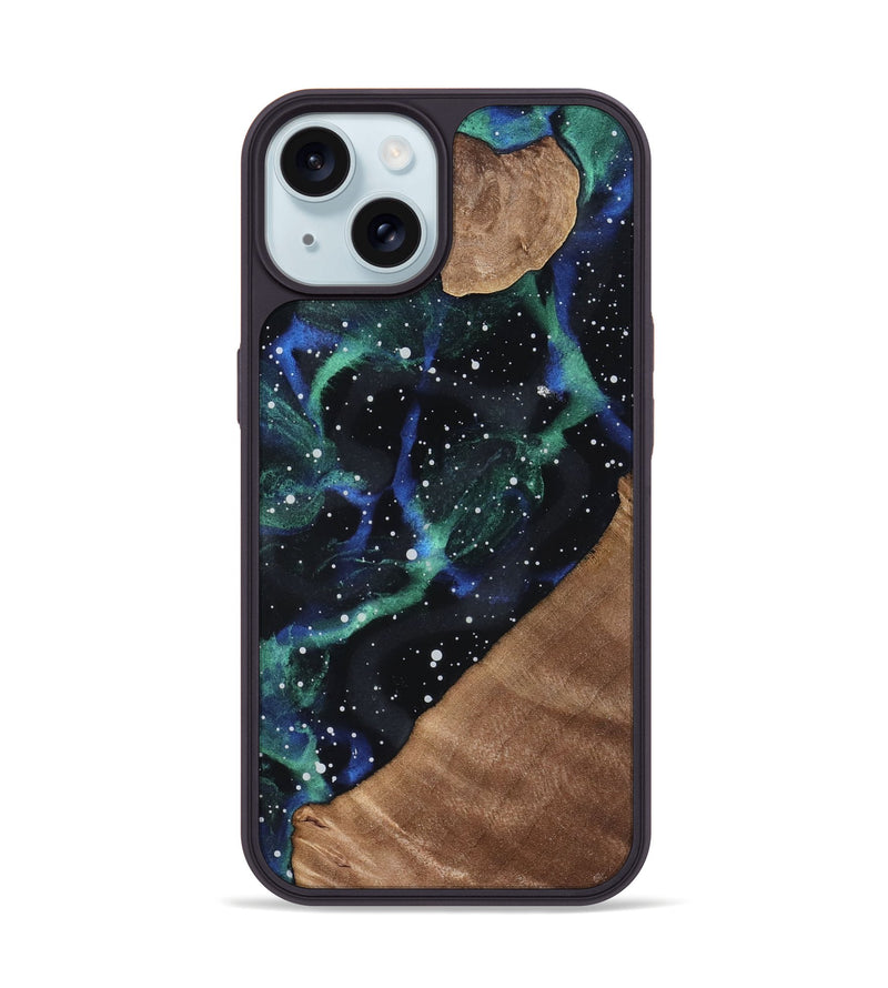 iPhone 15 Wood Phone Case - Aliya (Cosmos, 819191)