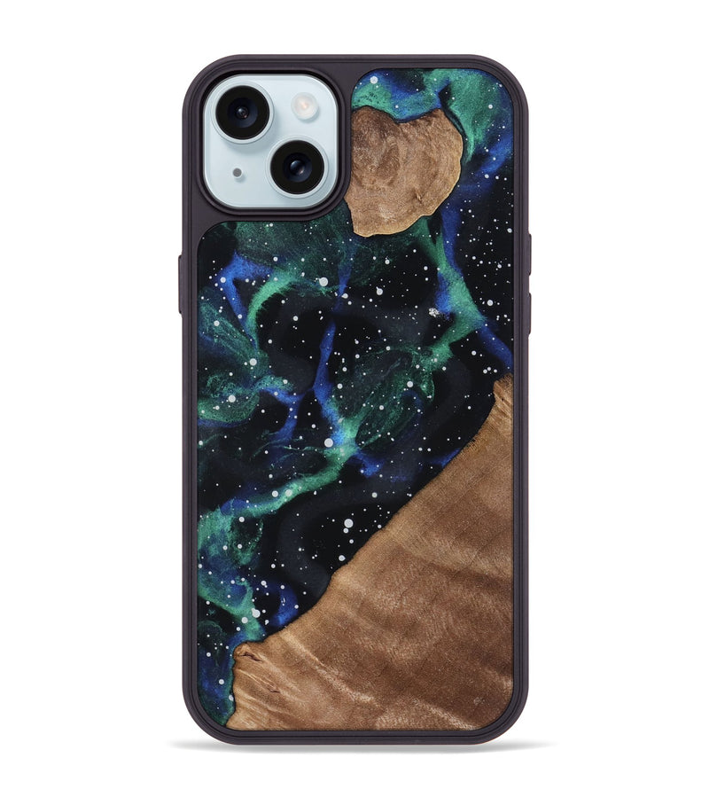 iPhone 15 Plus Wood Phone Case - Aliya (Cosmos, 819191)