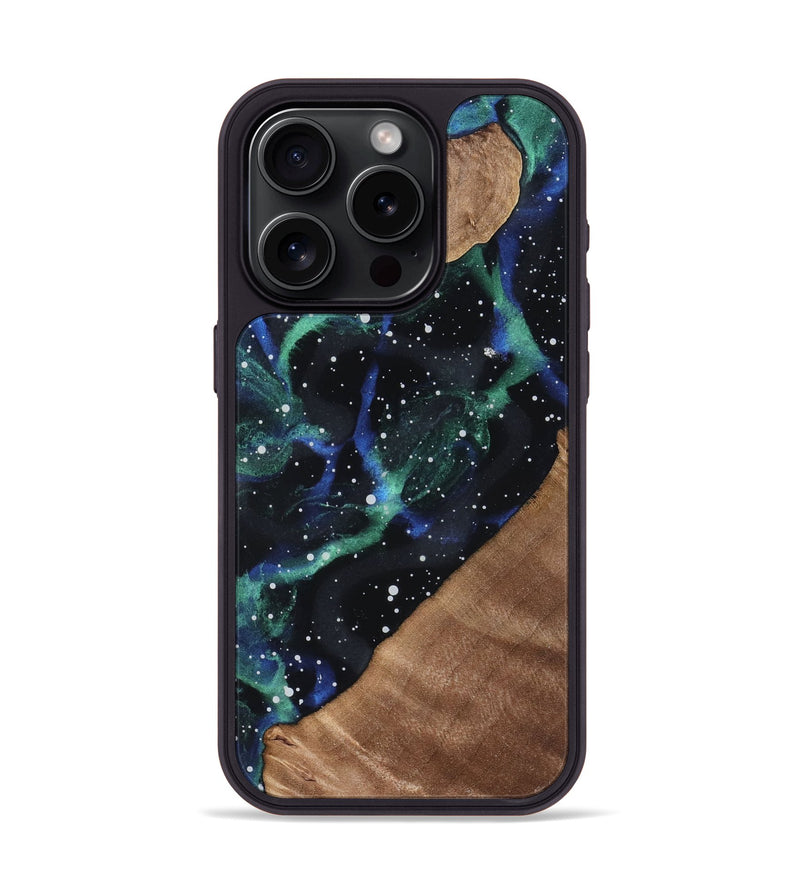iPhone 15 Pro Wood Phone Case - Aliya (Cosmos, 819191)