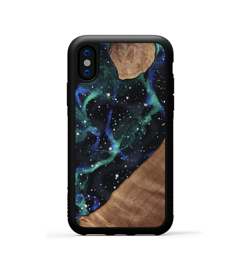 iPhone Xs Wood Phone Case - Aliya (Cosmos, 819191)