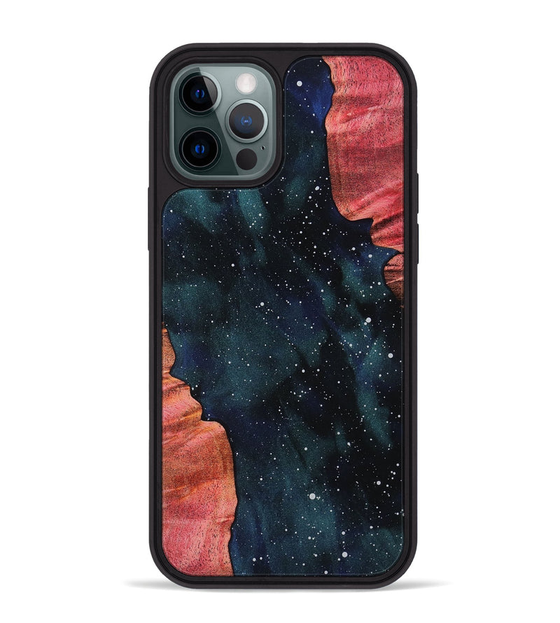 iPhone 12 Pro Max Wood Phone Case - Amber (Cosmos, 819194)