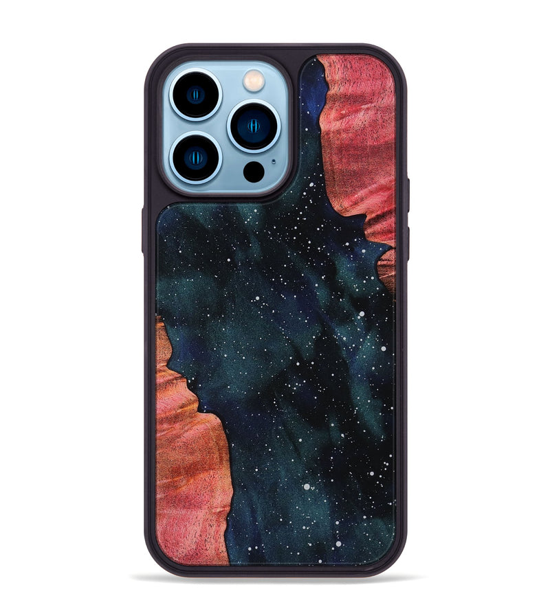 iPhone 14 Pro Max Wood Phone Case - Amber (Cosmos, 819194)