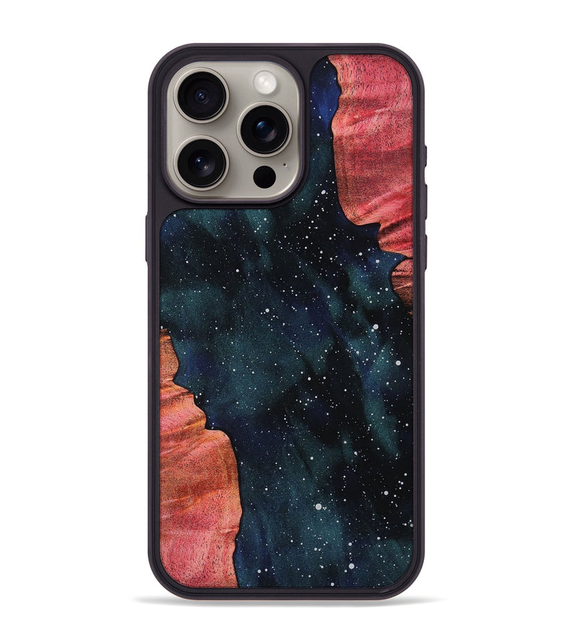 iPhone 15 Pro Max Wood Phone Case - Amber (Cosmos, 819194)