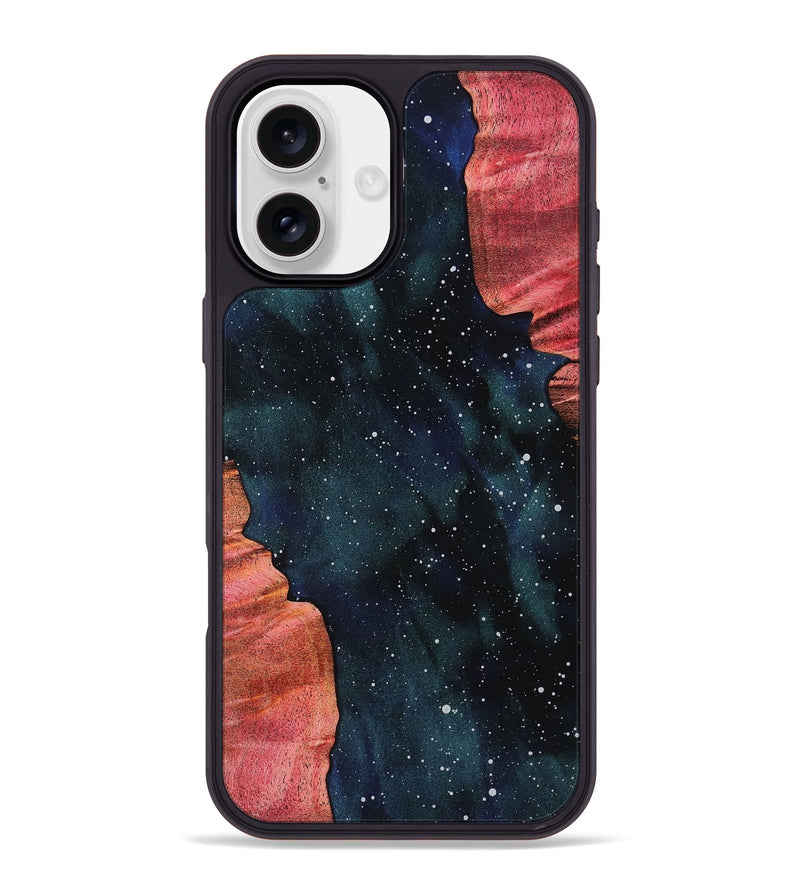 iPhone 16 Plus Wood Phone Case - Amber (Cosmos, 819194)
