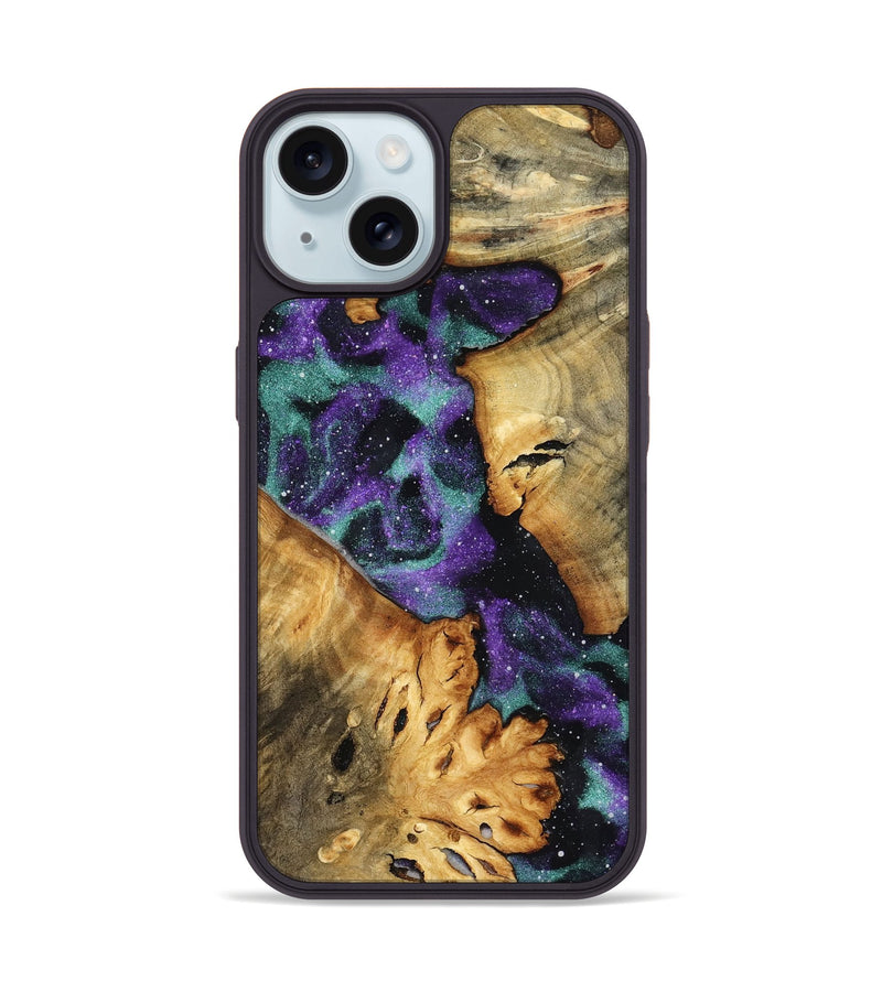 iPhone 15 Wood Phone Case - Lonnie (Cosmos, 819195)