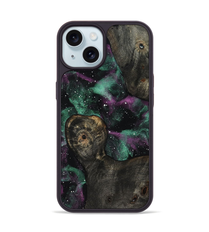 iPhone 15 Wood Phone Case - Cortney (Cosmos, 819196)