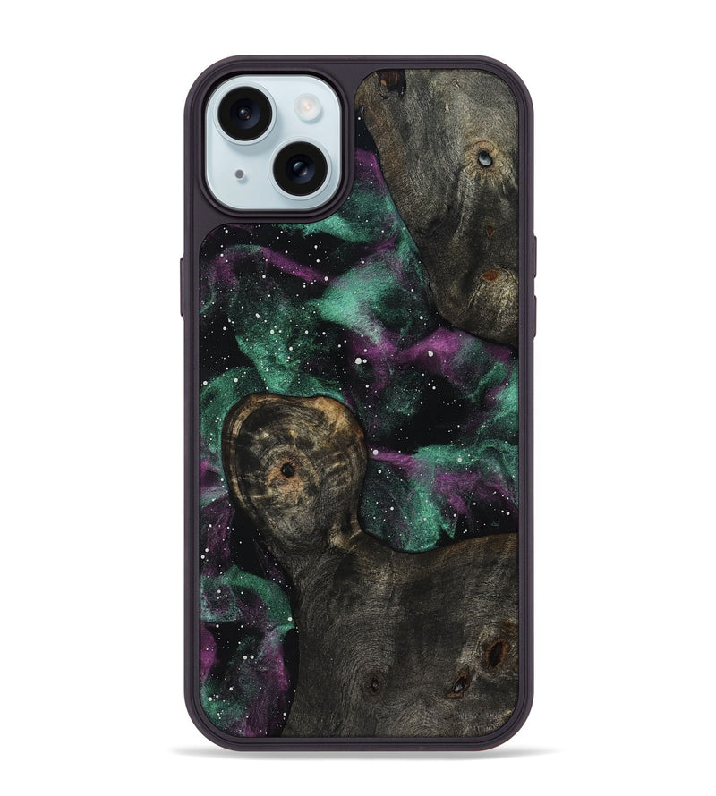 iPhone 15 Plus Wood Phone Case - Cortney (Cosmos, 819196)