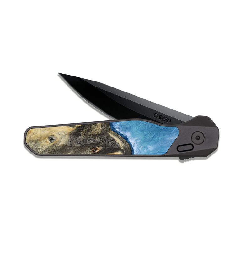 EDC Dark Slate Wood Pocket Knife - Scot (Coastal, 819198)