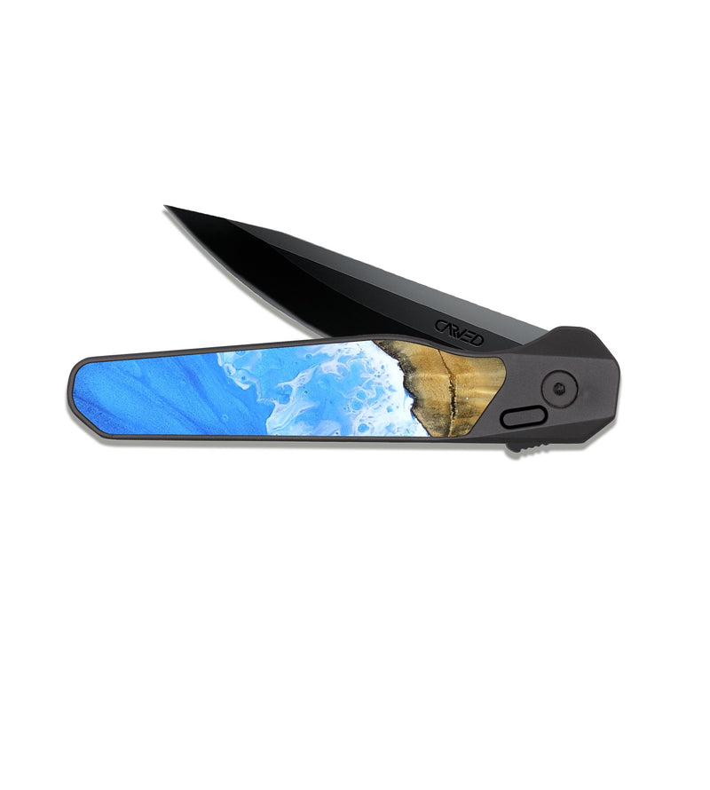 EDC Dark Slate Wood Pocket Knife - Chester (Coastal, 819199)