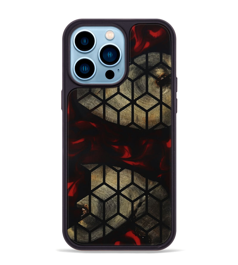 iPhone 14 Pro Max Wood Phone Case - Amara (Pattern, 819203)