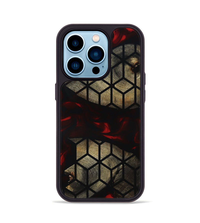 iPhone 14 Pro Wood Phone Case - Amara (Pattern, 819203)