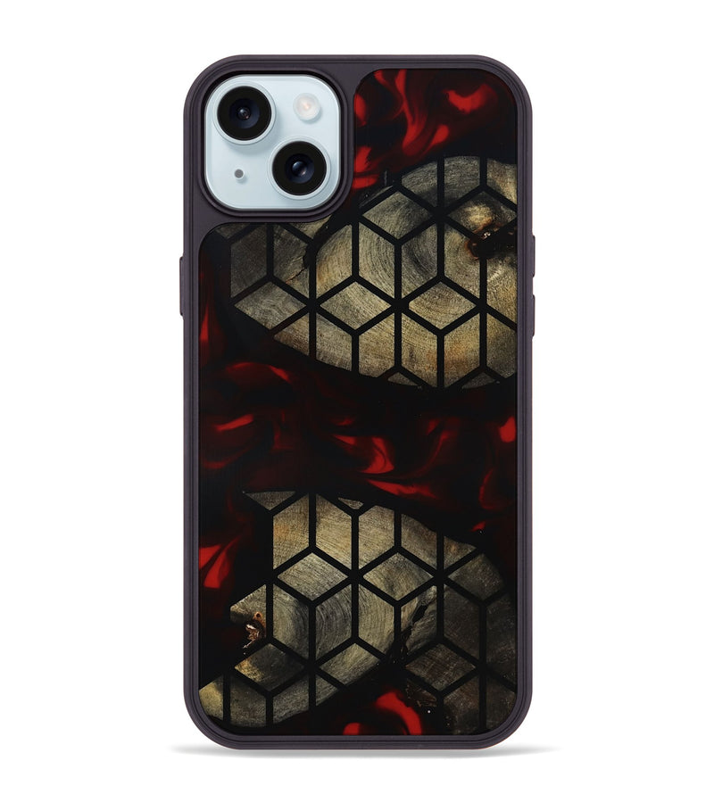 iPhone 15 Plus Wood Phone Case - Amara (Pattern, 819203)