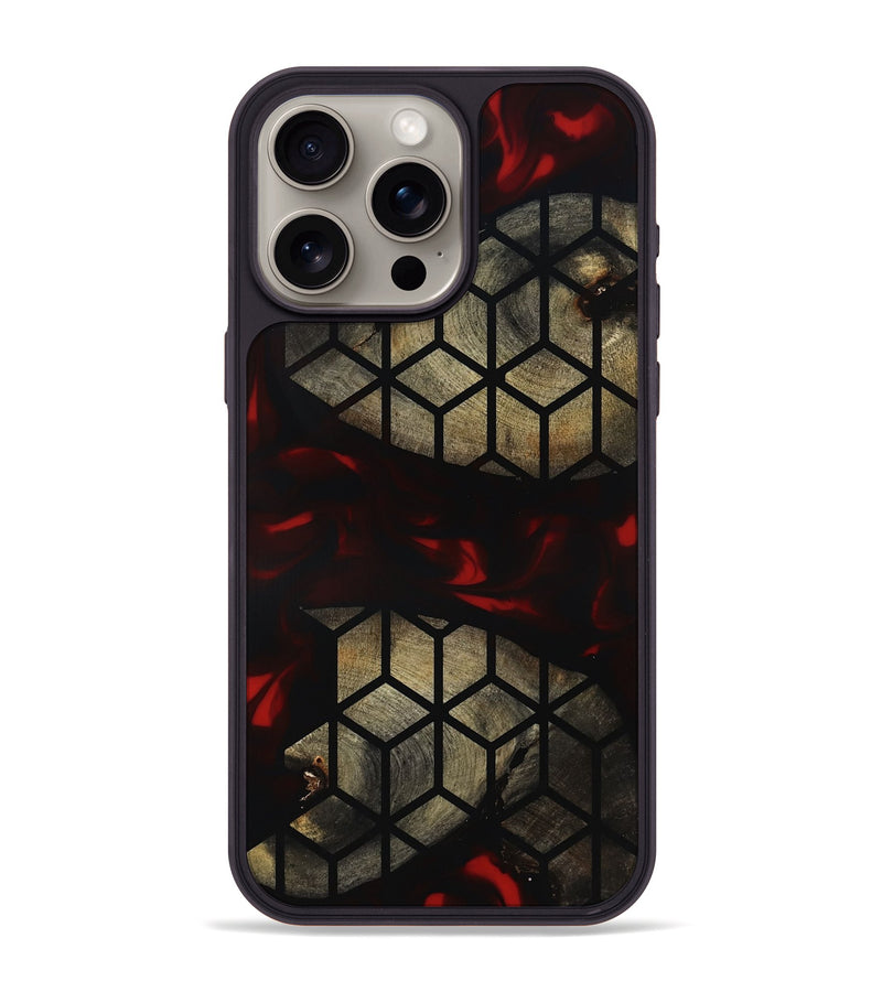 iPhone 15 Pro Max Wood Phone Case - Amara (Pattern, 819203)