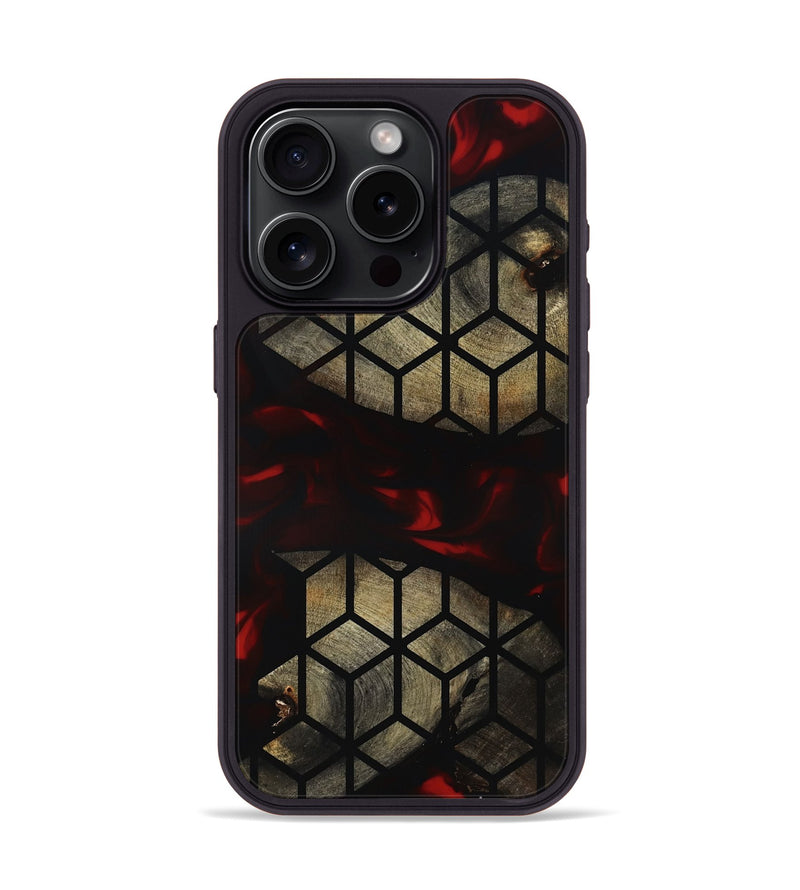 iPhone 15 Pro Wood Phone Case - Amara (Pattern, 819203)