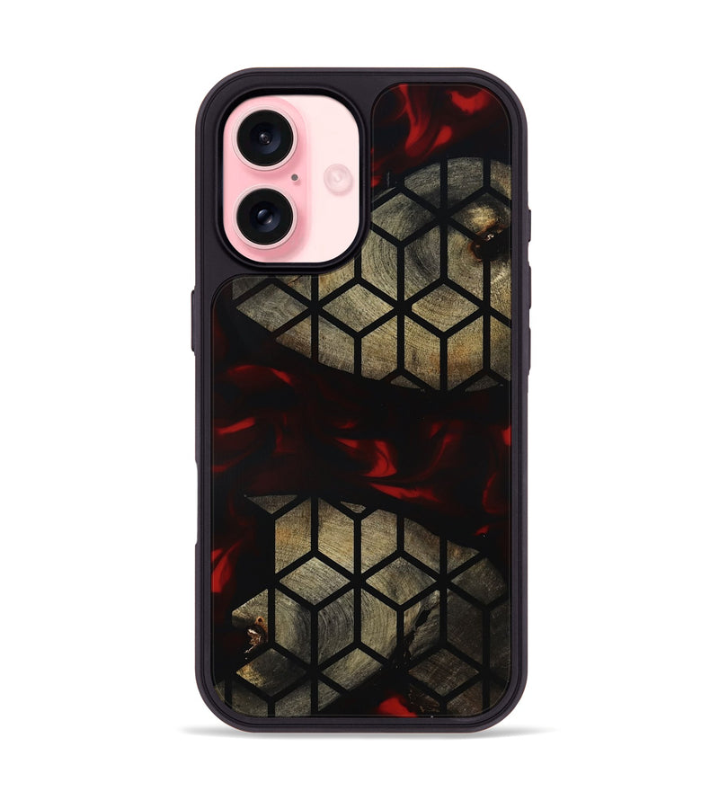 iPhone 16 Wood Phone Case - Amara (Pattern, 819203)