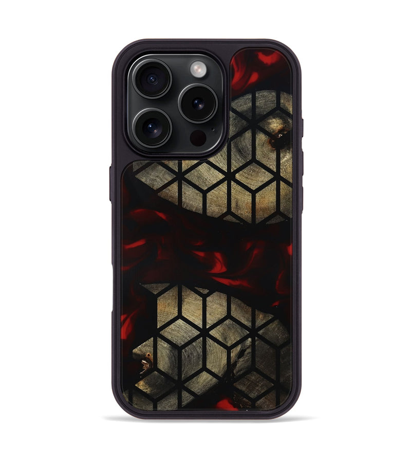 iPhone 16 Pro Wood Phone Case - Amara (Pattern, 819203)