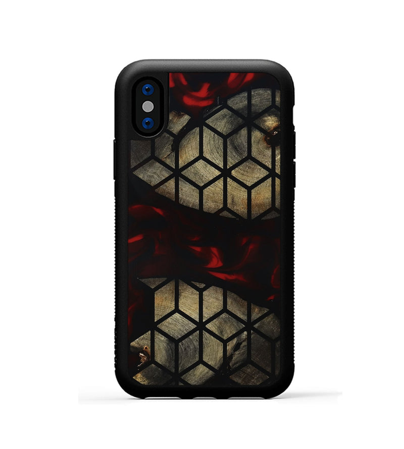 iPhone Xs Wood Phone Case - Amara (Pattern, 819203)