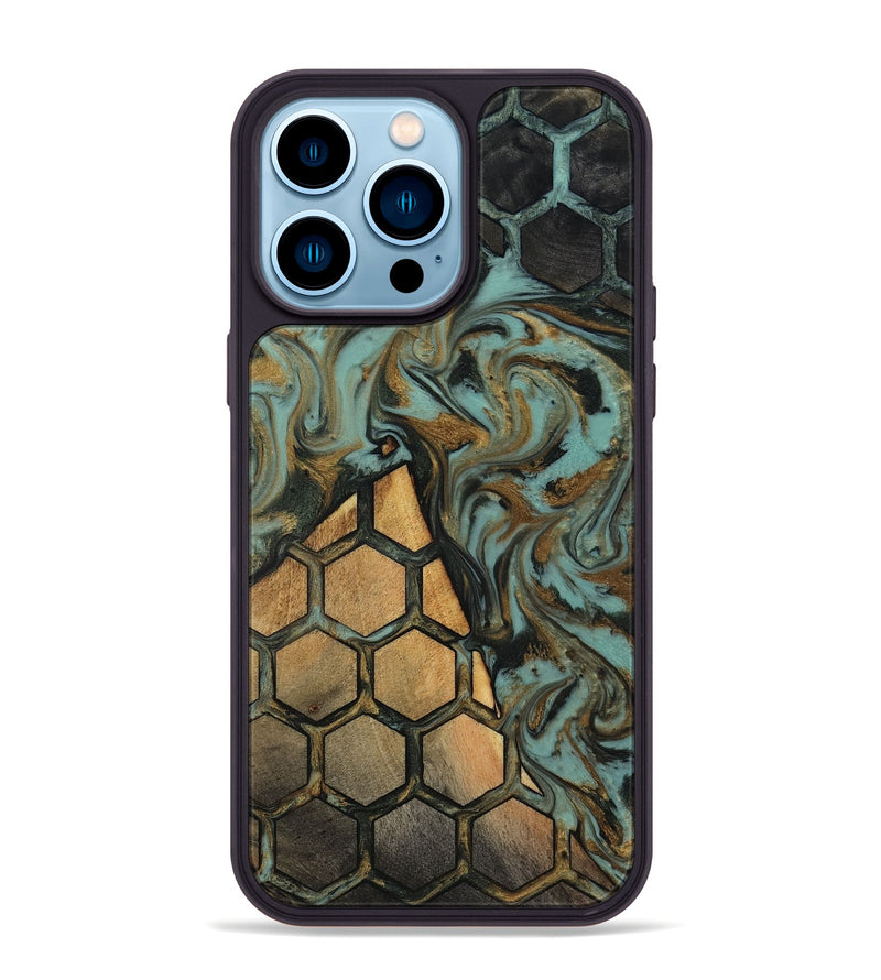 iPhone 14 Pro Max Wood Phone Case - Cary (Pattern, 819204)