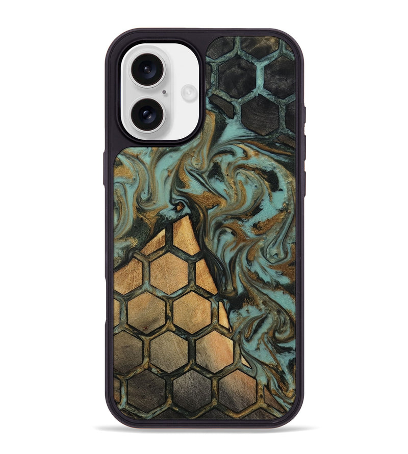 iPhone 16 Plus Wood Phone Case - Cary (Pattern, 819204)