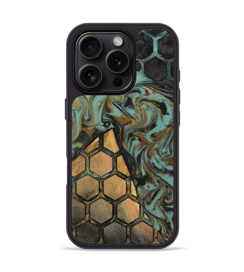 iPhone 16 Pro Wood Phone Case - Cary (Pattern, 819204)