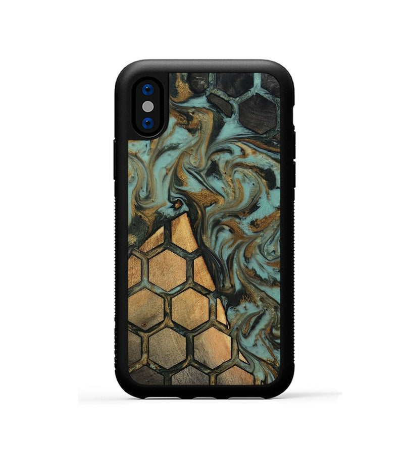 iPhone Xs Wood Phone Case - Cary (Pattern, 819204)