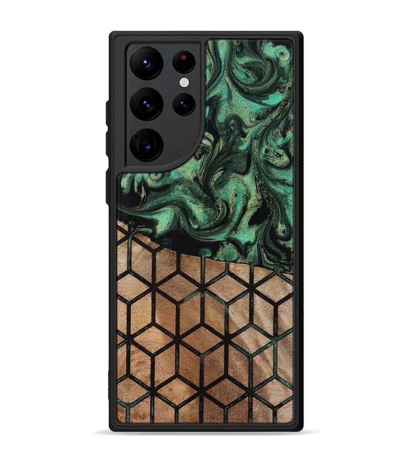 Galaxy S22 Ultra Wood Phone Case - Benita (Pattern, 819206)