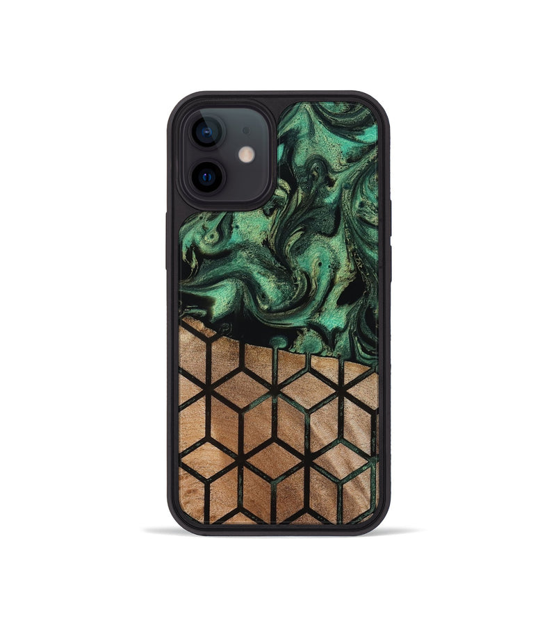 iPhone 12 mini Wood Phone Case - Benita (Pattern, 819206)