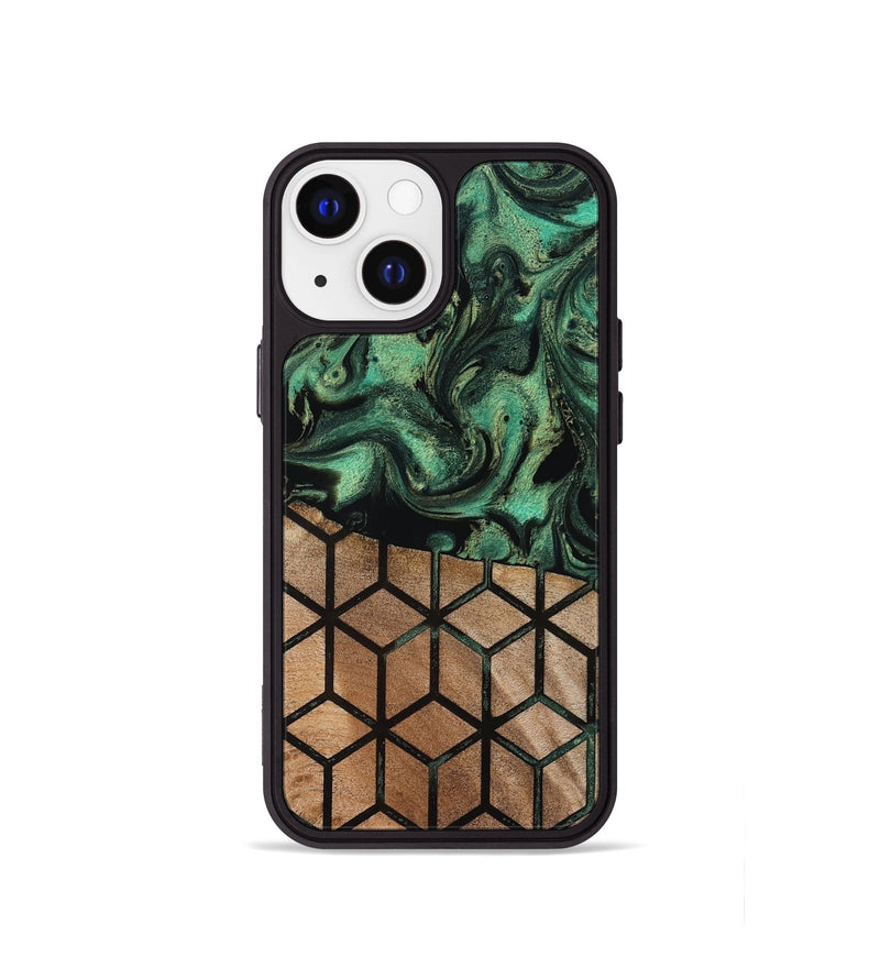 iPhone 13 mini Wood Phone Case - Benita (Pattern, 819206)
