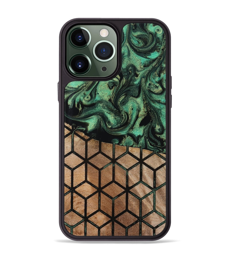 iPhone 13 Pro Max Wood Phone Case - Benita (Pattern, 819206)