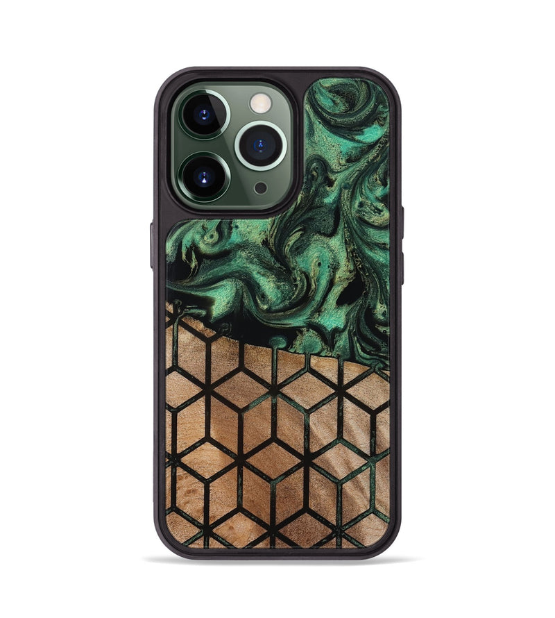 iPhone 13 Pro Wood Phone Case - Benita (Pattern, 819206)