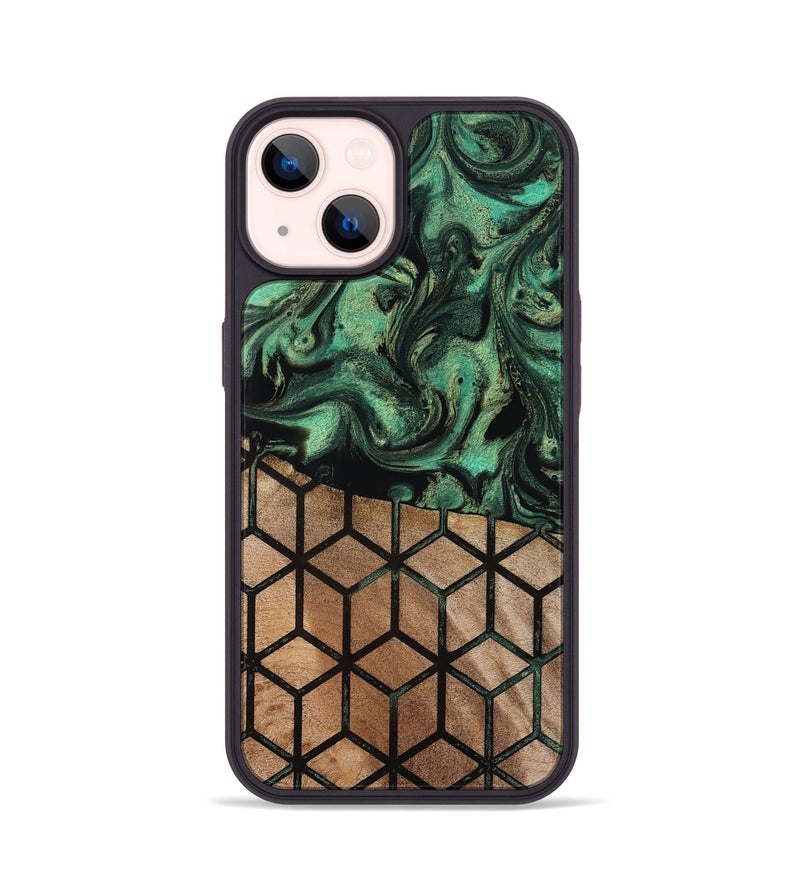 iPhone 14 Wood Phone Case - Benita (Pattern, 819206)