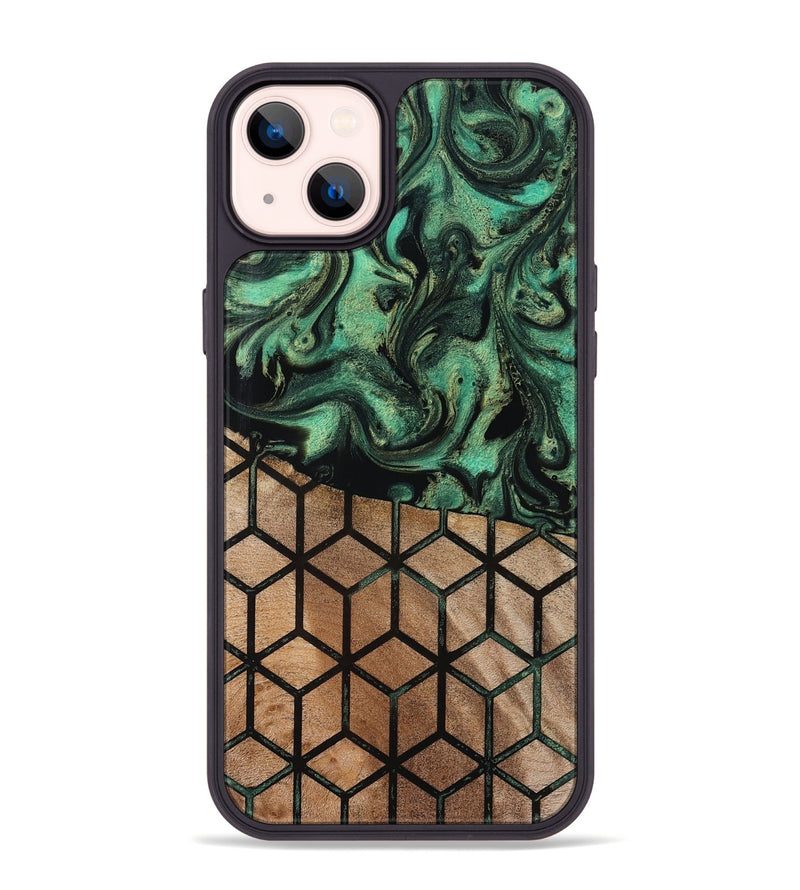 iPhone 14 Plus Wood Phone Case - Benita (Pattern, 819206)