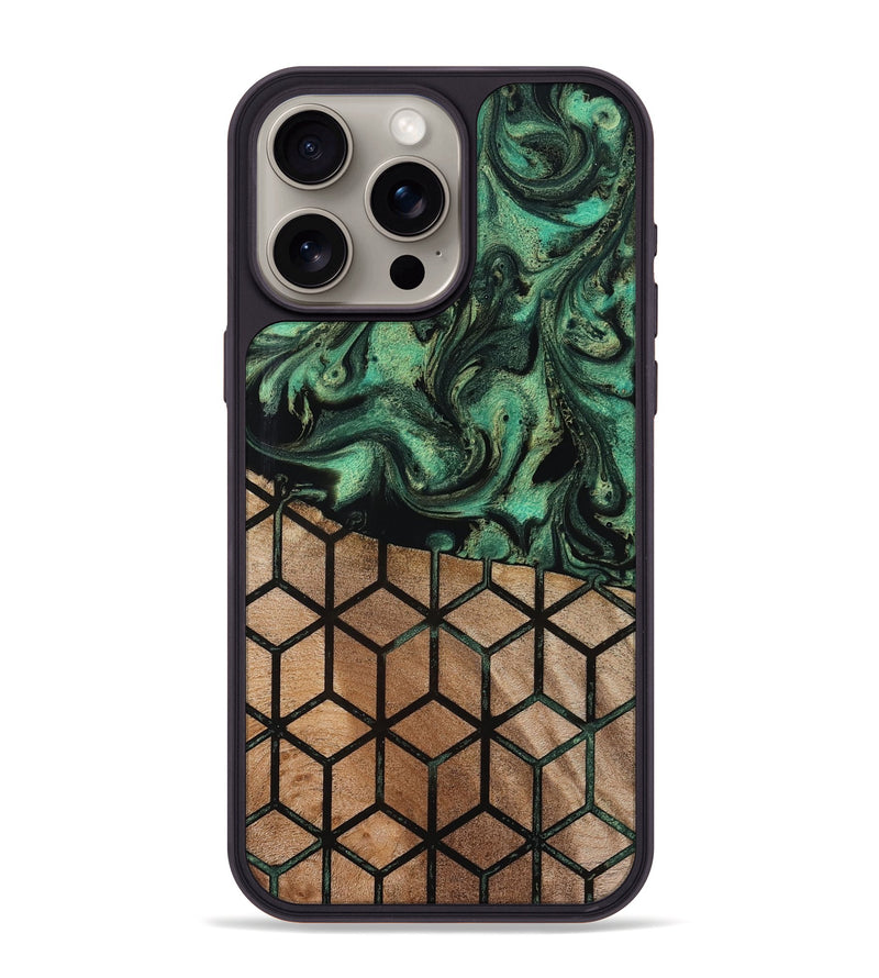 iPhone 15 Pro Max Wood Phone Case - Benita (Pattern, 819206)