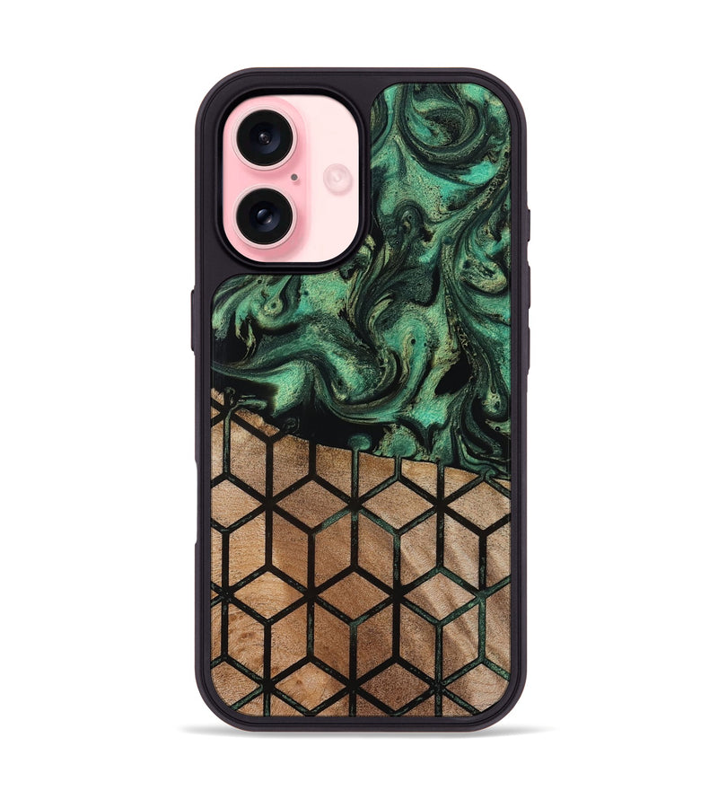 iPhone 16 Wood Phone Case - Benita (Pattern, 819206)