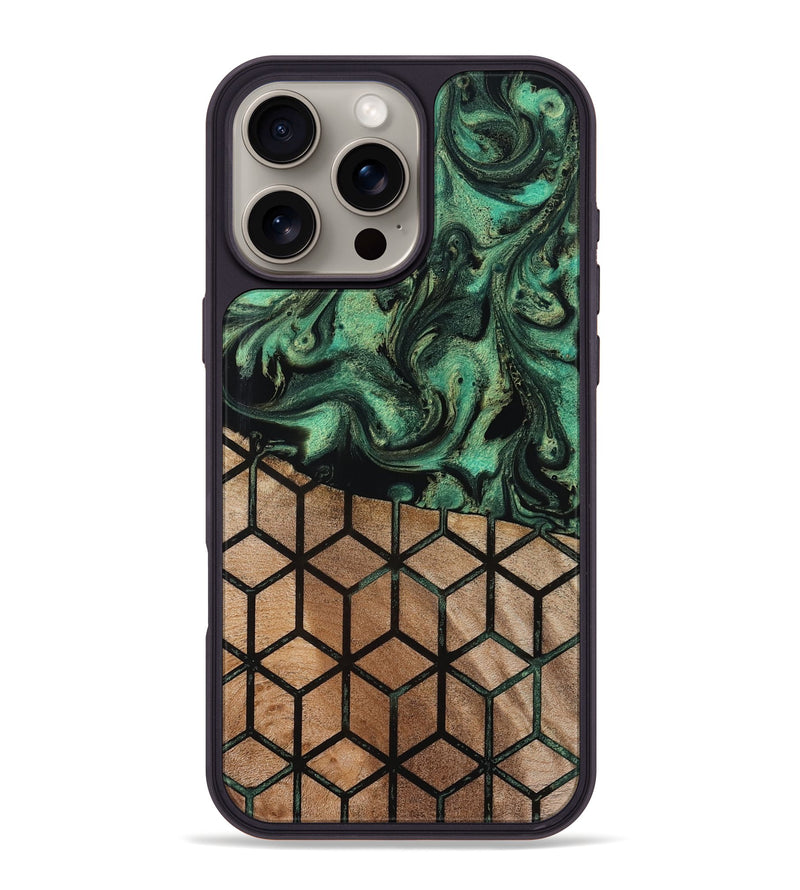 iPhone 16 Pro Max Wood Phone Case - Benita (Pattern, 819206)