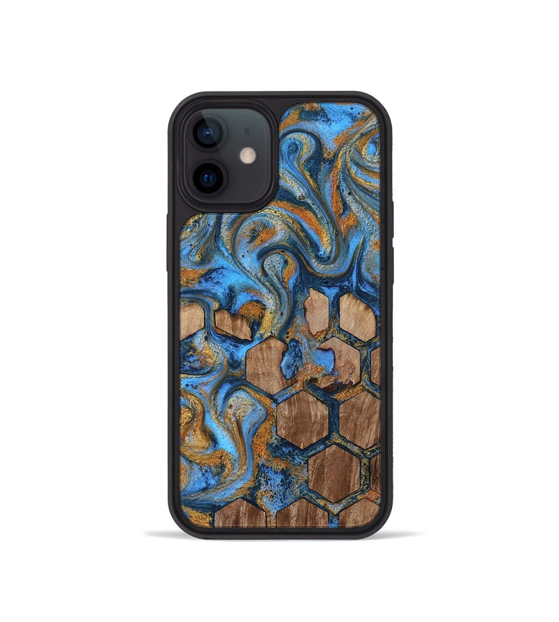 iPhone 12 mini Wood Phone Case - Jordan (Pattern, 819207)