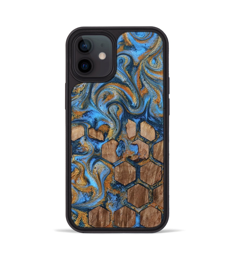 iPhone 12 Wood Phone Case - Jordan (Pattern, 819207)