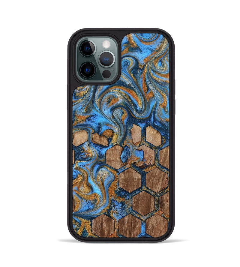 iPhone 12 Pro Wood Phone Case - Jordan (Pattern, 819207)
