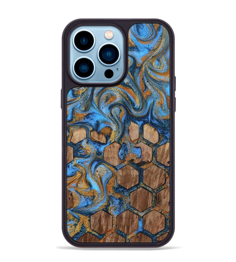 iPhone 14 Pro Max Wood Phone Case - Jordan (Pattern, 819207)