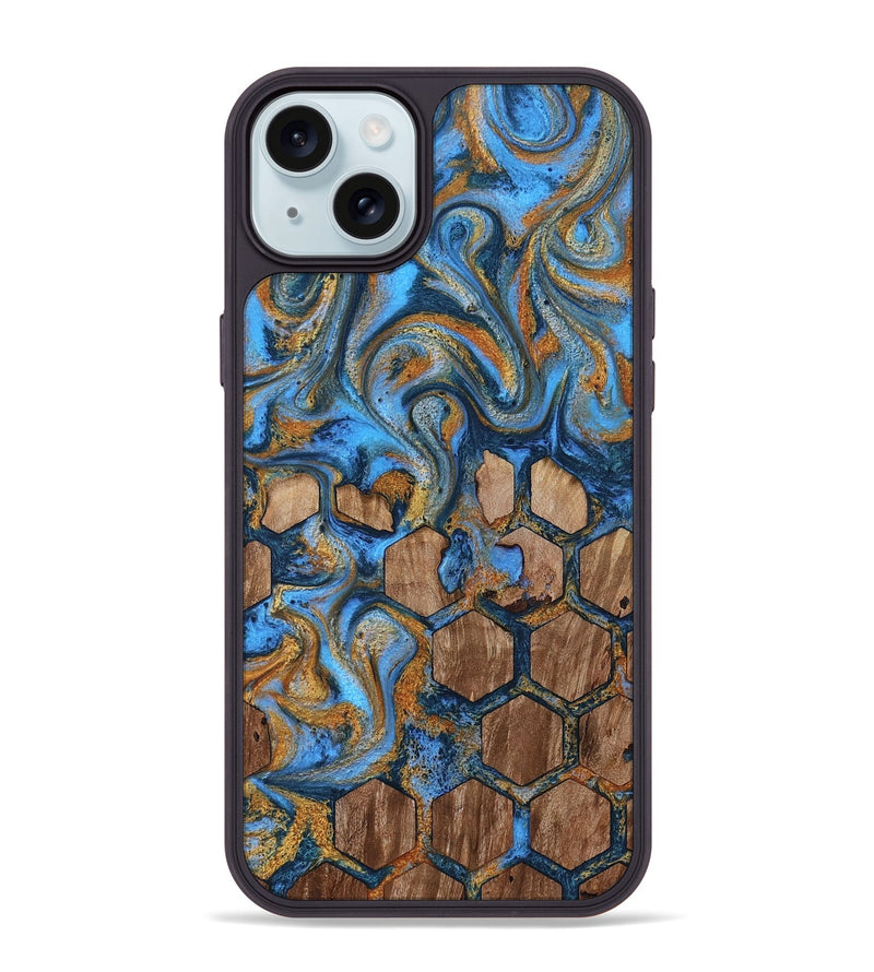 iPhone 15 Plus Wood Phone Case - Jordan (Pattern, 819207)