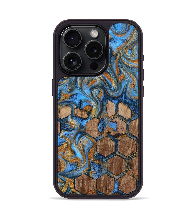 iPhone 15 Pro Wood Phone Case - Jordan (Pattern, 819207)