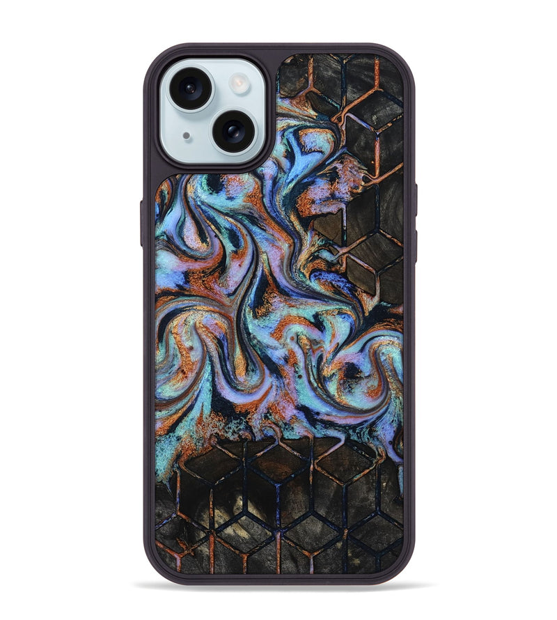 iPhone 15 Plus Wood Phone Case - Karlie (Pattern, 819209)