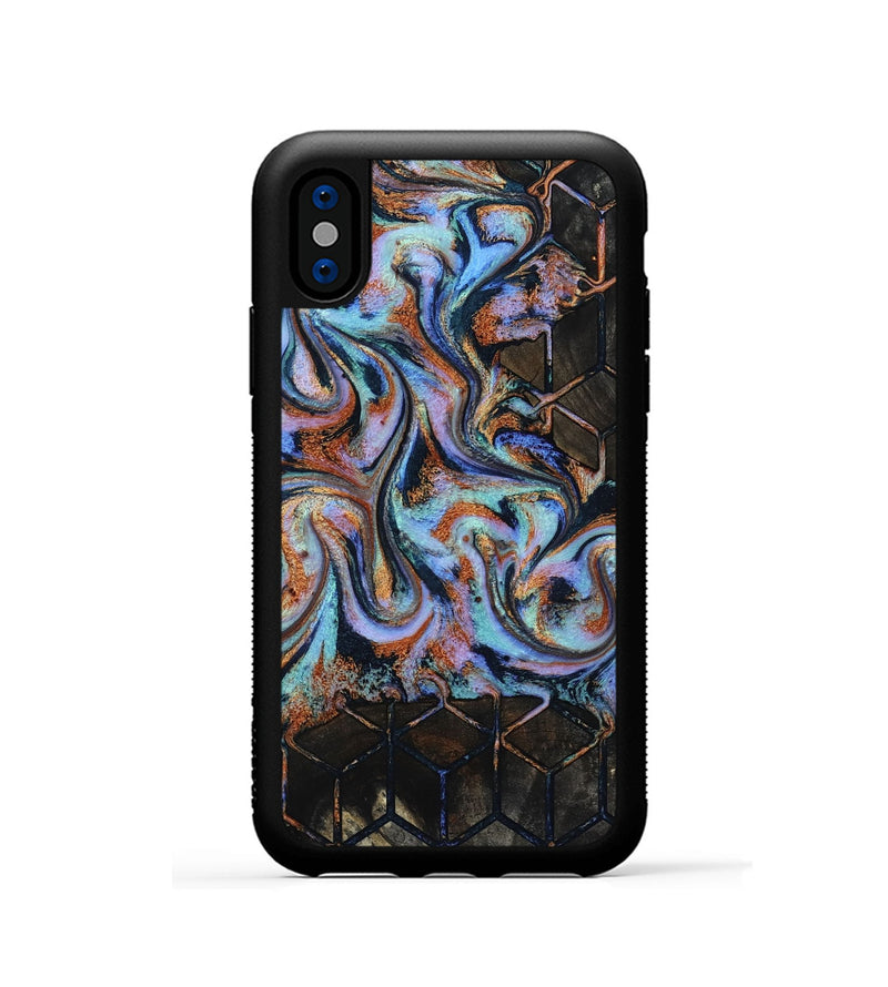 iPhone Xs Wood Phone Case - Karlie (Pattern, 819209)