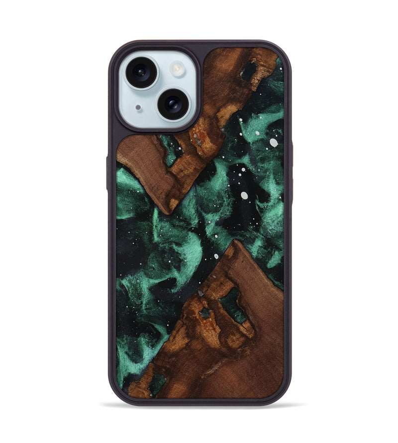 iPhone 15 Wood Phone Case - Kaiser (Cosmos, 819211)
