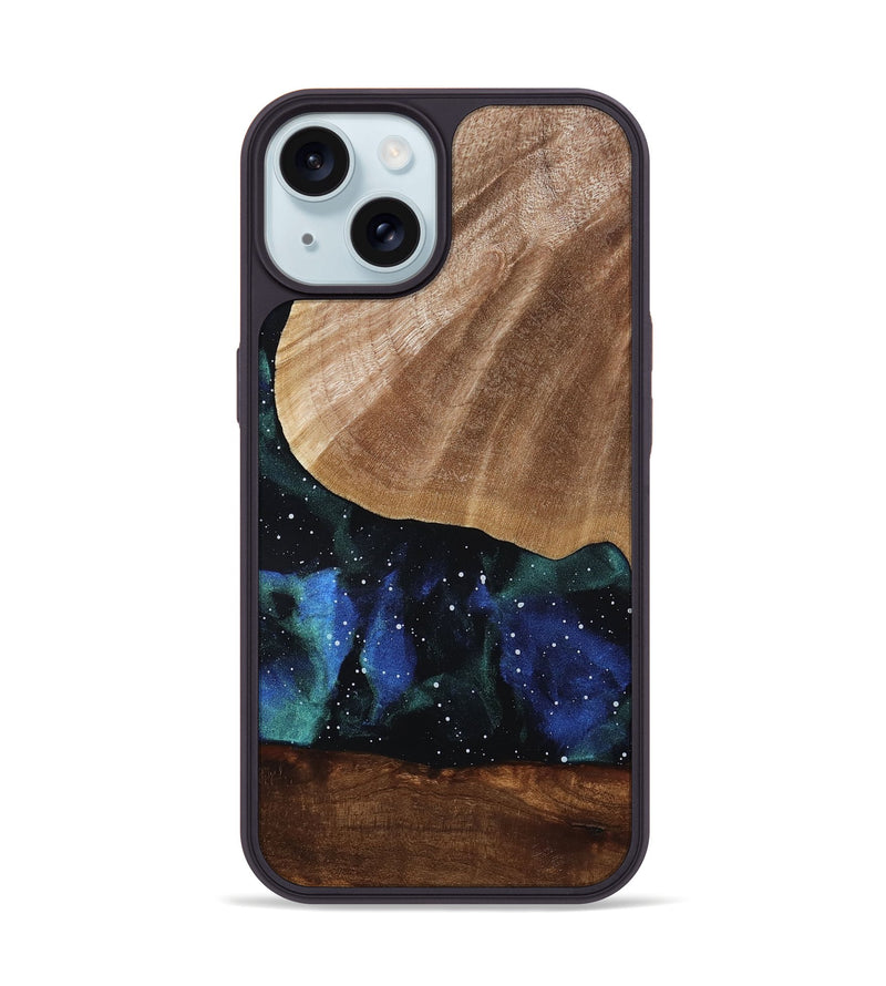 iPhone 15 Wood Phone Case - Lauryn (Cosmos, 819212)