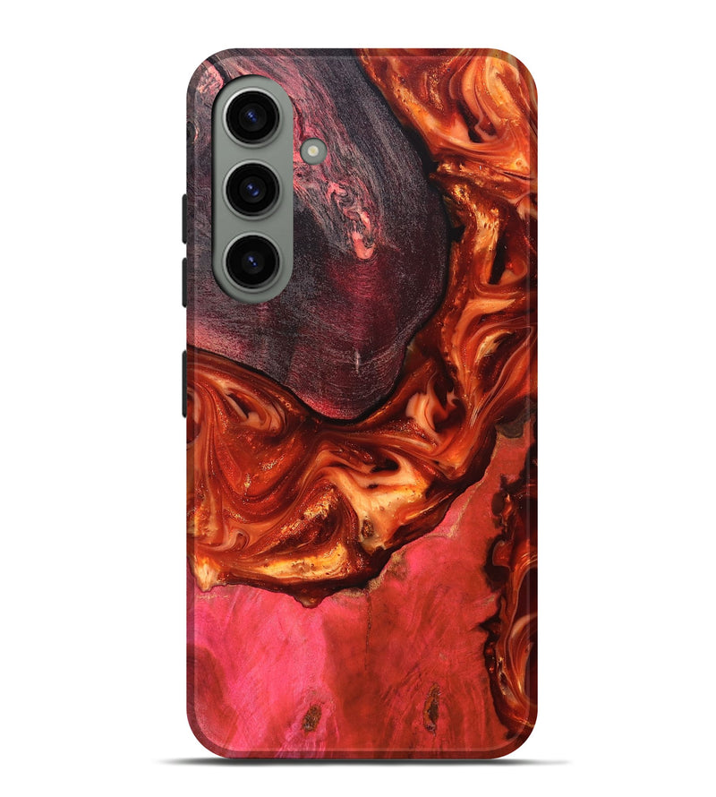 Galaxy S24 Plus Wood Live Edge Phone Case - Dasia (Red, 819223)